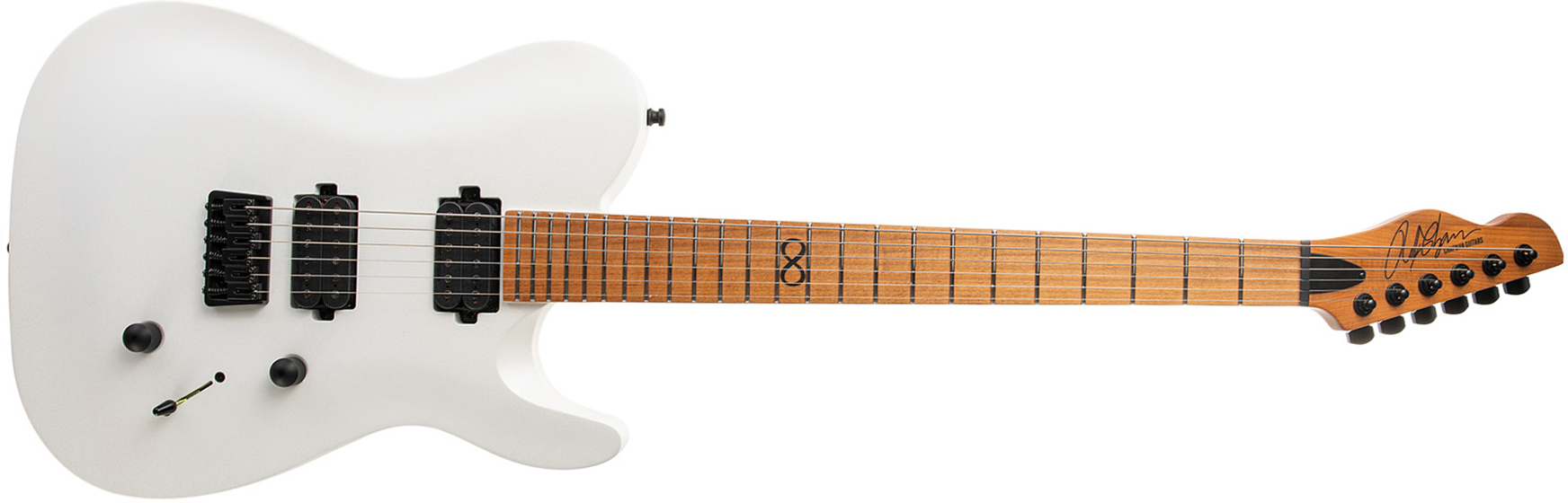 Chapman Guitars Ml3 Modern Pro Hh Seymour Duncan Ht Mn - Hot White - Guitare Électrique Forme Tel - Main picture