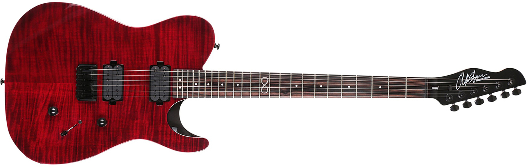 Chapman Guitars Ml3 Standard Modern V2 Hh Ht Eb - Incarnadine - Guitare Électrique Forme Tel - Main picture