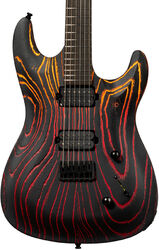 Guitare électrique forme str Chapman guitars Pro ML1 Pro Modern - Black sun