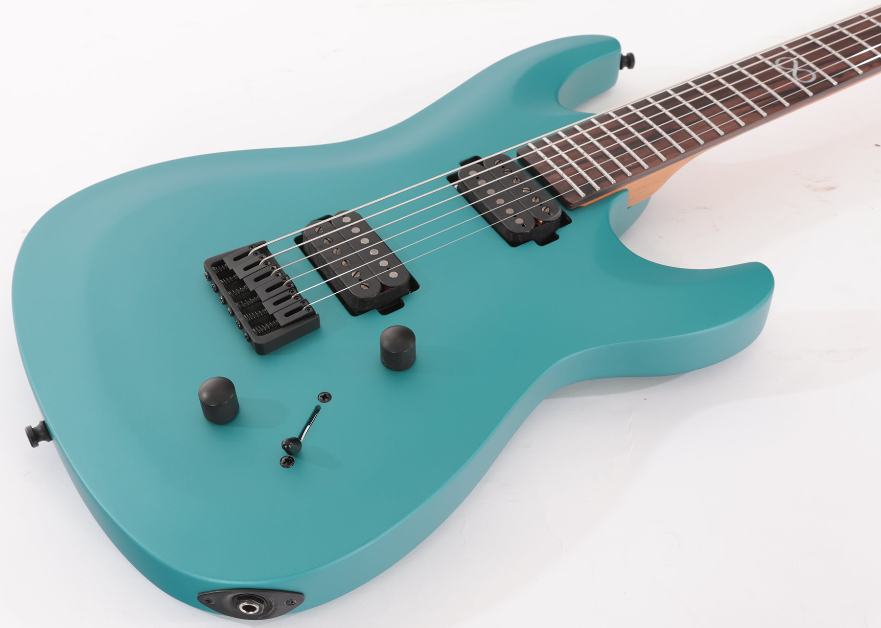 Chapman Guitars Ml1 Modern Pro 2h Seymour Duncan  Ht Eb - Liquid Teal Metallic Satin - Guitare Électrique Forme Str - Variation 2