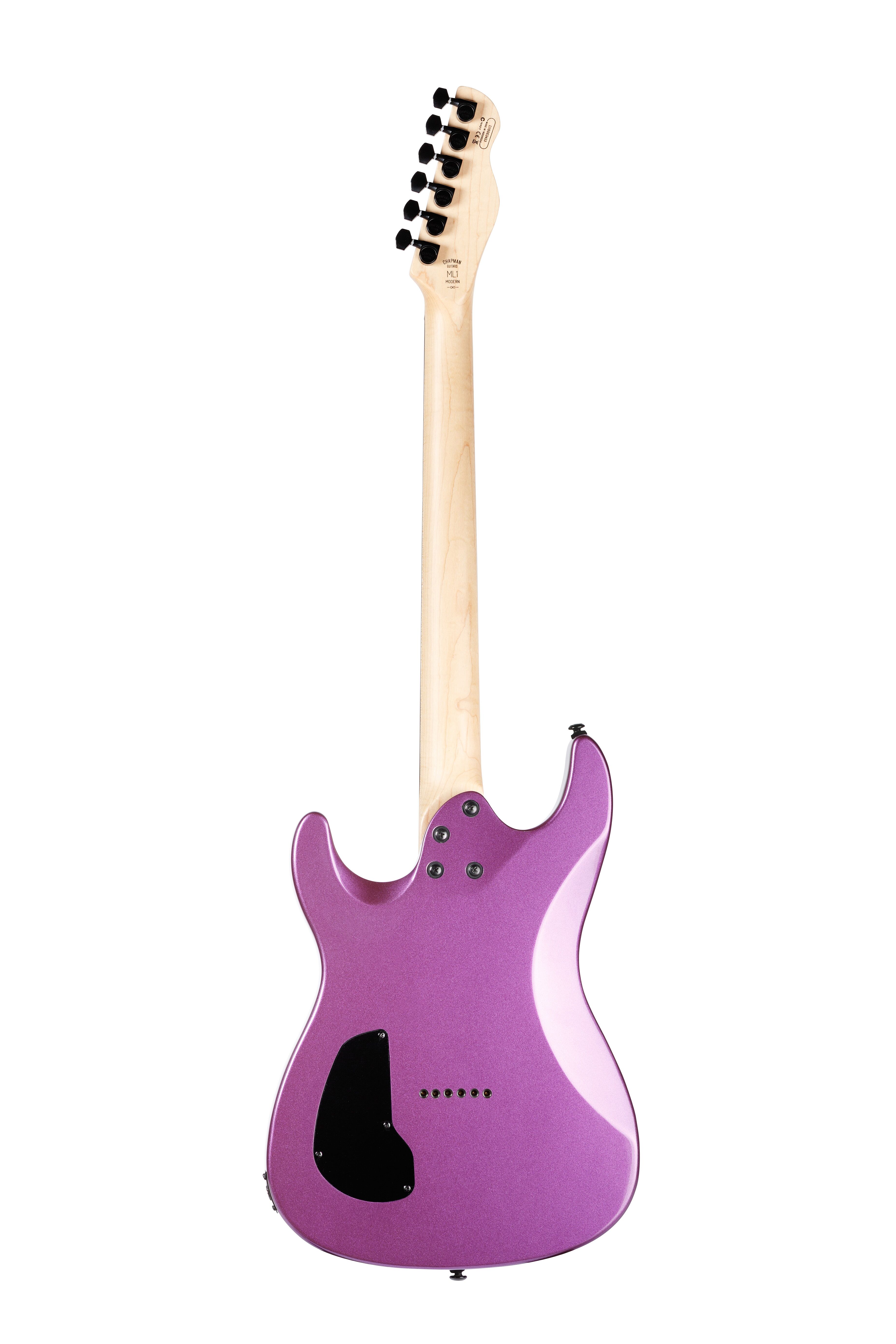 Chapman Guitars Ml1 Standard Modern V2 Hh Ht Eb - Tyrian - Guitare Électrique Forme Str - Variation 1