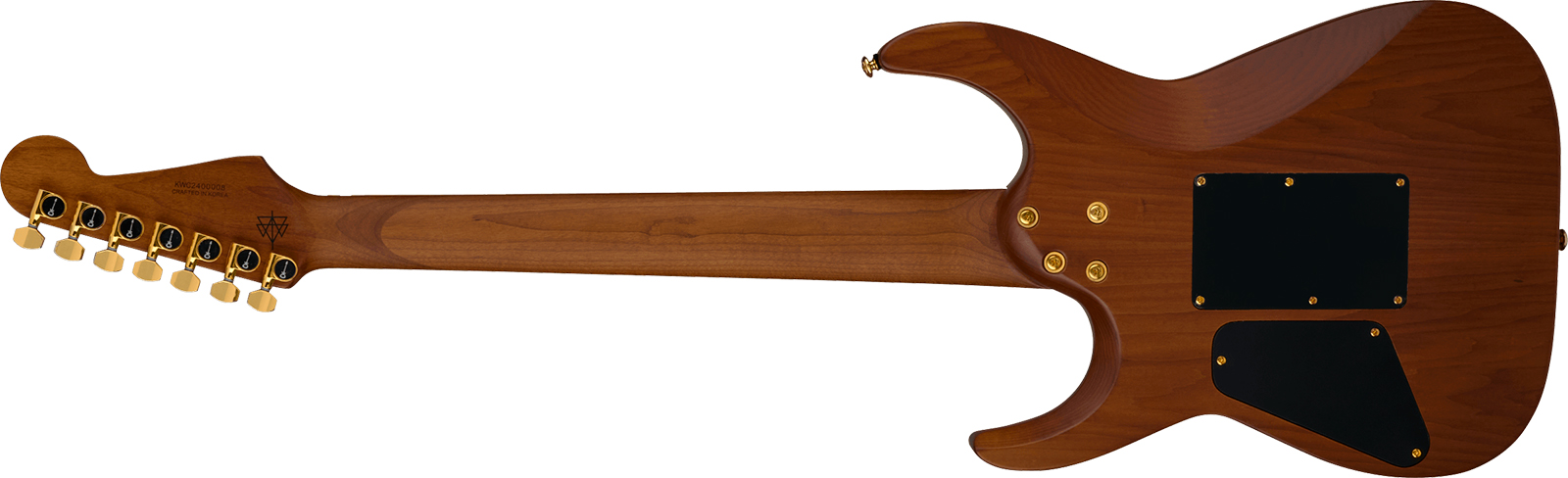 Charvel Angel Vivaldi Dinky Dk24-7 Nova Signature 7c 2h Dimarzio Fr Mn - Natural - Guitare Électrique Signature - Variation 1