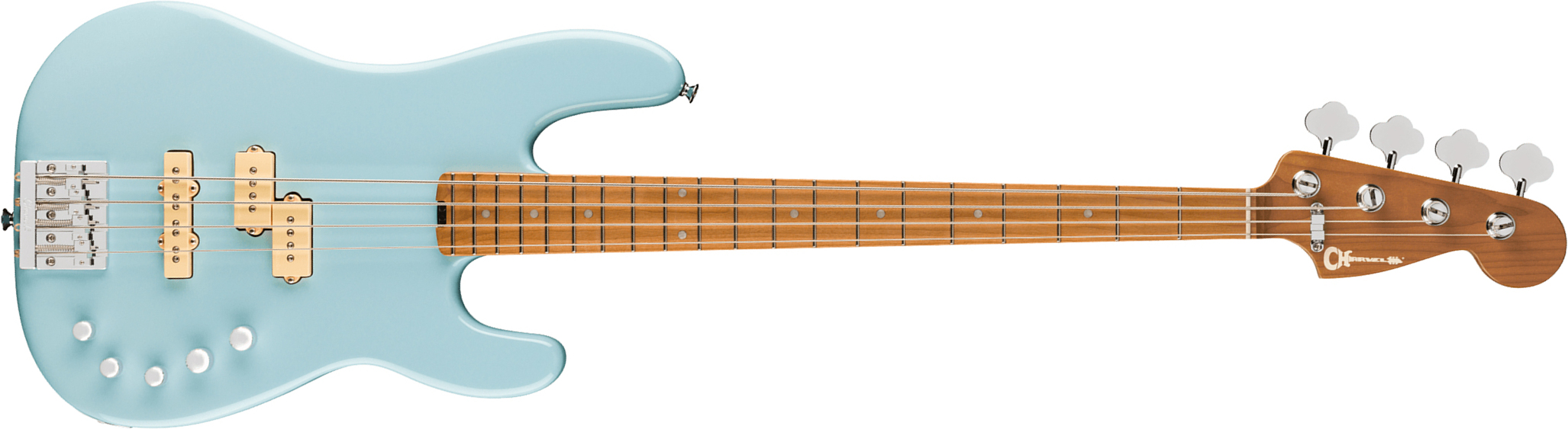 Charvel San Dimas Pj Iv Bass Pro-mod Mex Active Dimarzio Mn - Sonic Blue - Basse Électrique Solid Body - Main picture