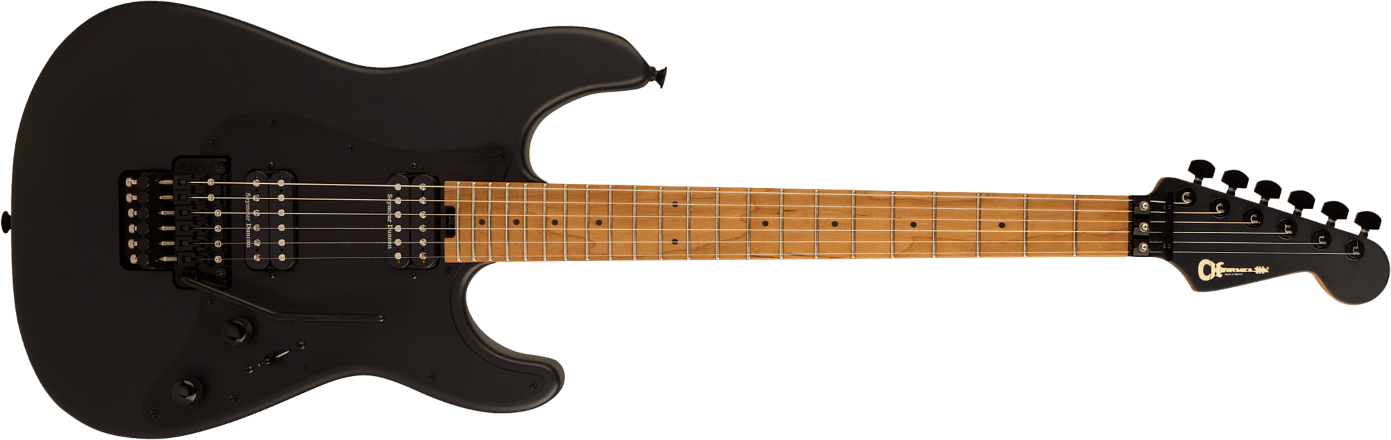 Charvel So-cal Style 1 Hh Fr Pro-mod Plus 2h Seymour Duncan Mn - Scorched Earth - Guitare Électrique Forme Str - Main picture