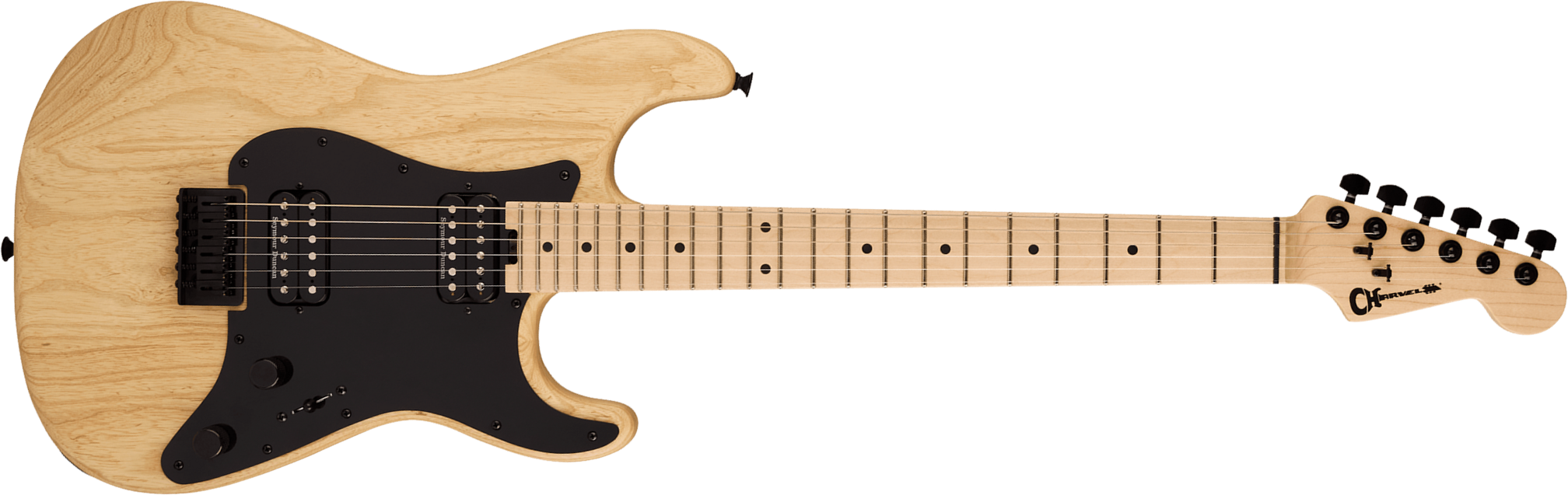 Charvel So-cal Style 1 Hh Ht Mpl Pro-mod 2h Ht Mn - Natural Ash - Guitare Électrique Forme Str - Main picture
