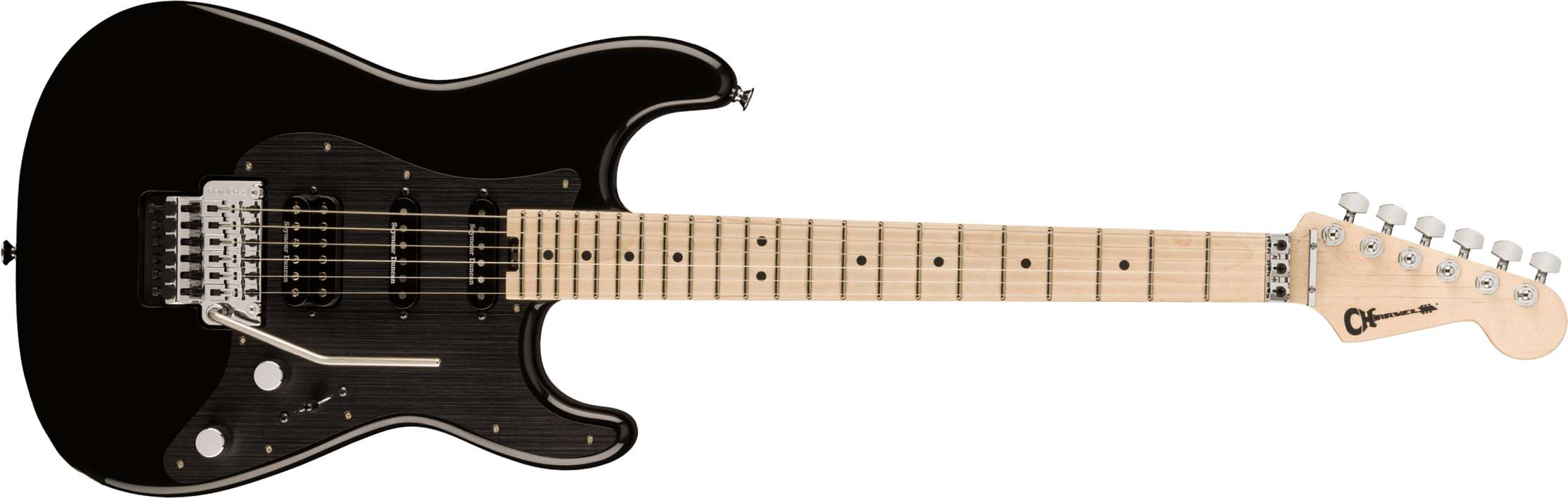 Charvel So-cal Style 1 Hss Fr M Pro-mod Seymour Duncan Mn - Gloss Black - Guitare Électrique Forme Str - Main picture