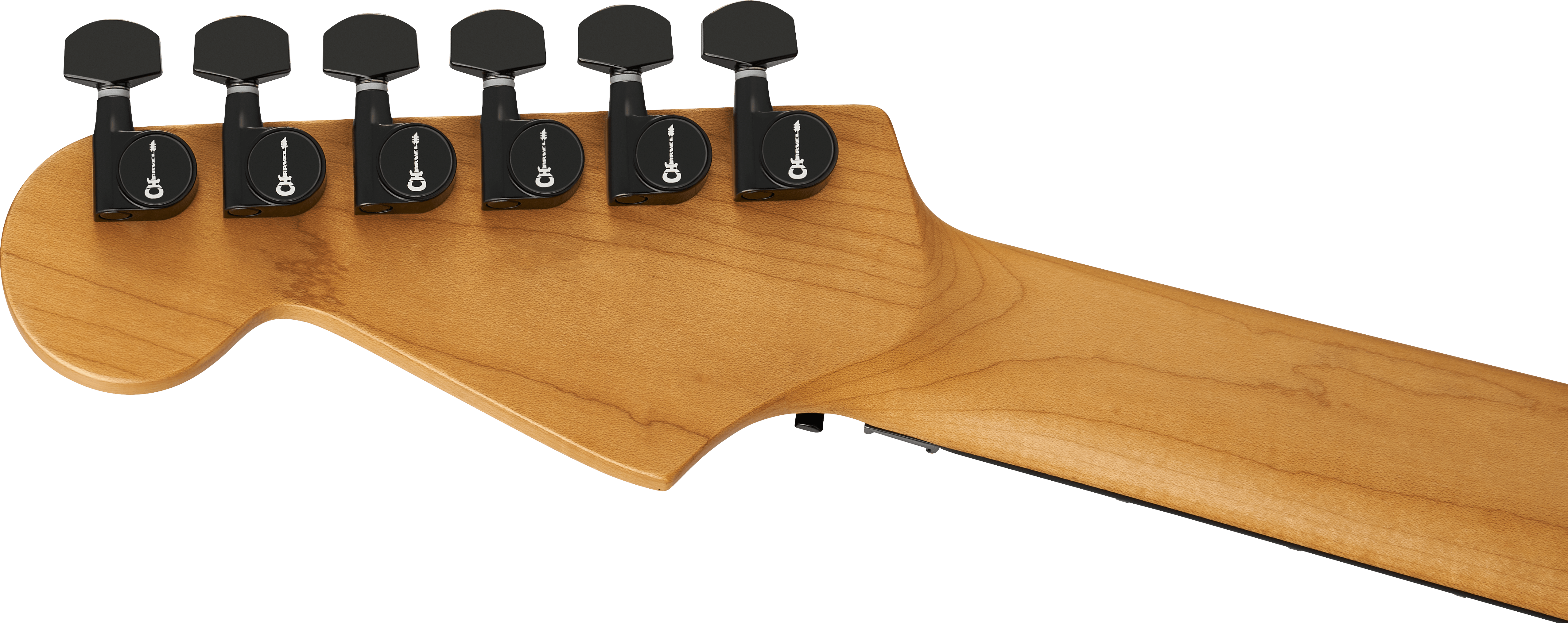 Charvel Dk24 Pro Mod Dinky Plus Hh Fr Eb - Satin Black - Guitare Électrique Forme Str - Variation 5