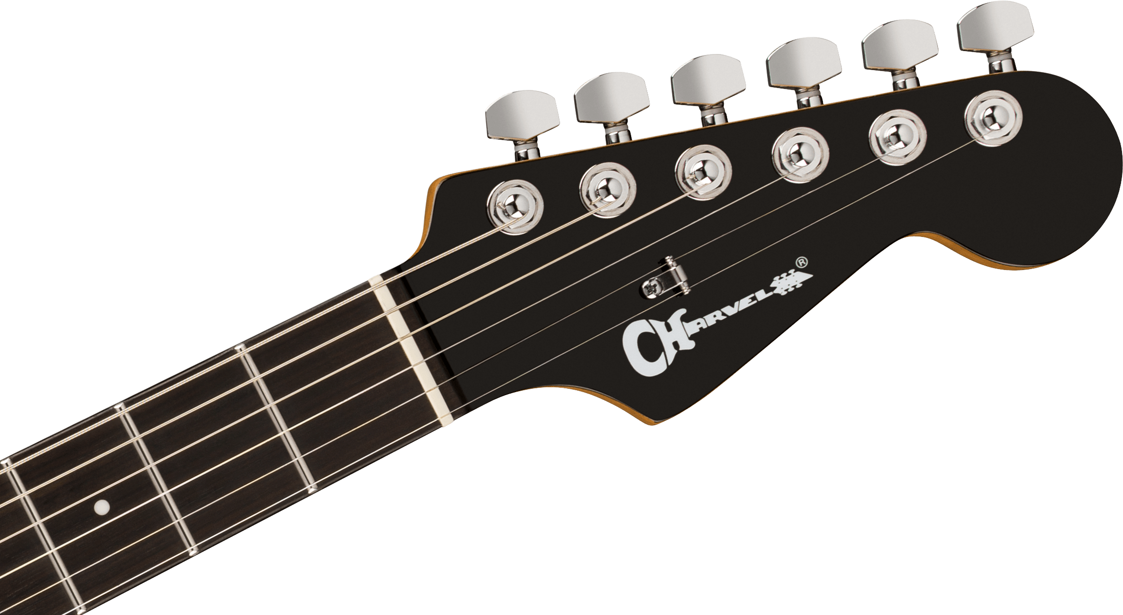 Charvel Dk24 Pro Mod Dinky Qm Plus Trem Hss Eb - Zombie Fade - Guitare Électrique Forme Str - Variation 5