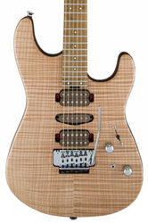 Guitare électrique forme str Charvel Guthrie Govan HSH Flame Maple - Natural