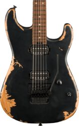 Guitare électrique forme str Charvel San Dimas Pro-Mod Relic - Weathered black