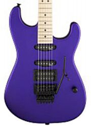 Guitare électrique forme str Charvel USA Select San Dimas Style 1 HSS FR M - Satin plum