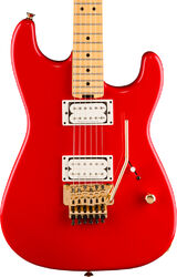 Guitare électrique forme str Charvel American Neo-Classic San Dimas Style-1 SD1 HH FR - racing red