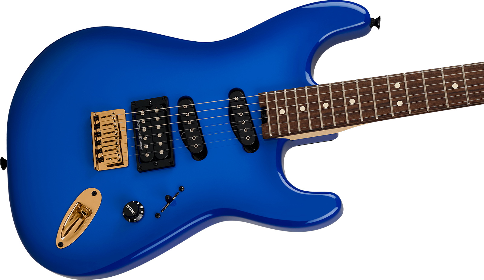 Charvel Jake E Lee San Dimas Style 1 Pro Mod Mex Signature Hss Ht Rw - Blue Burst - Guitare Électrique Signature - Variation 2