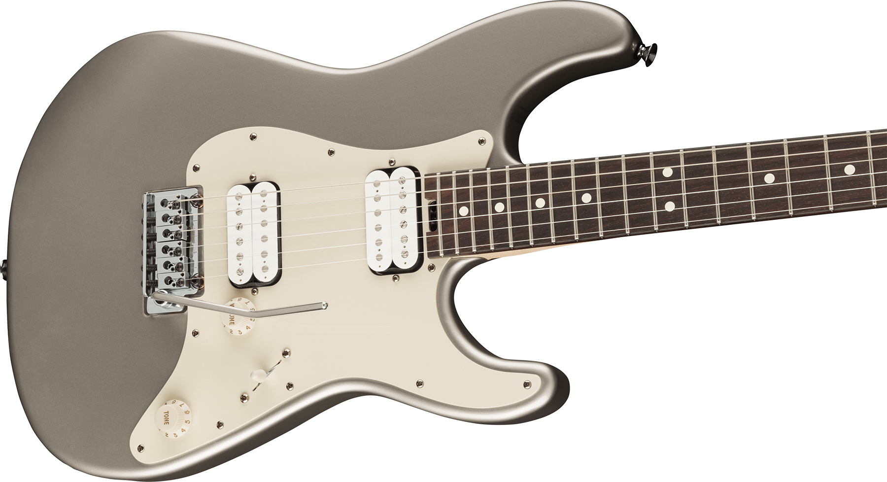 Charvel Prashant Aswani Pro-mod So-cal Pa28 Signature 2h Trem Mn - Inca Silver - Guitare Électrique Forme Str - Variation 2