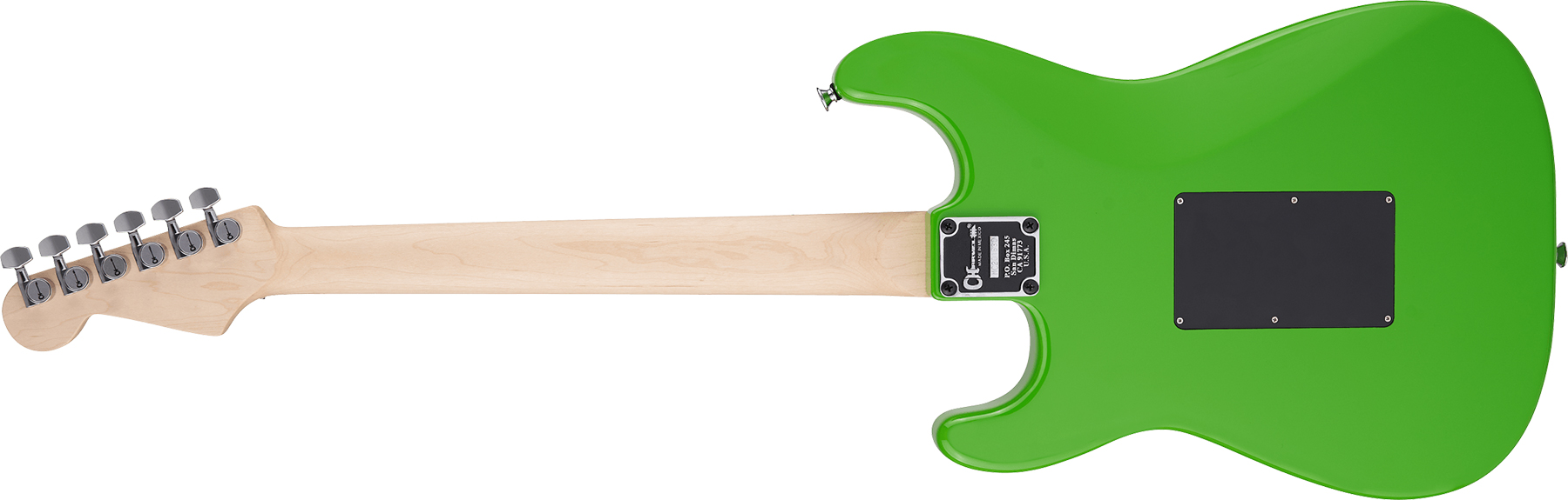Charvel So-cal Style 1 Hsh  Fr M Pro-mod Seymour Duncan Mn - Slime Green - Guitare Électrique Forme Str - Variation 1