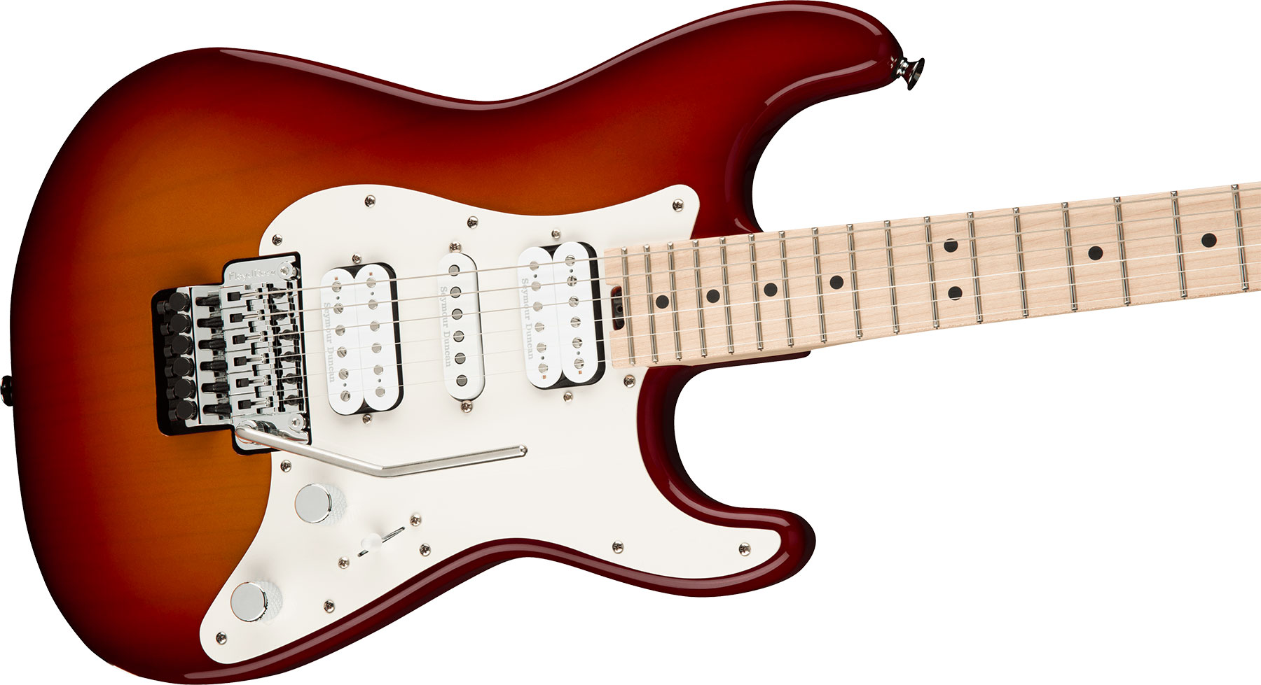 Charvel So-cal Style 1 Hsh  Fr M Pro-mod Seymour Duncan Mn - Cherry Kiss Burst - Guitare Électrique Forme Str - Variation 2