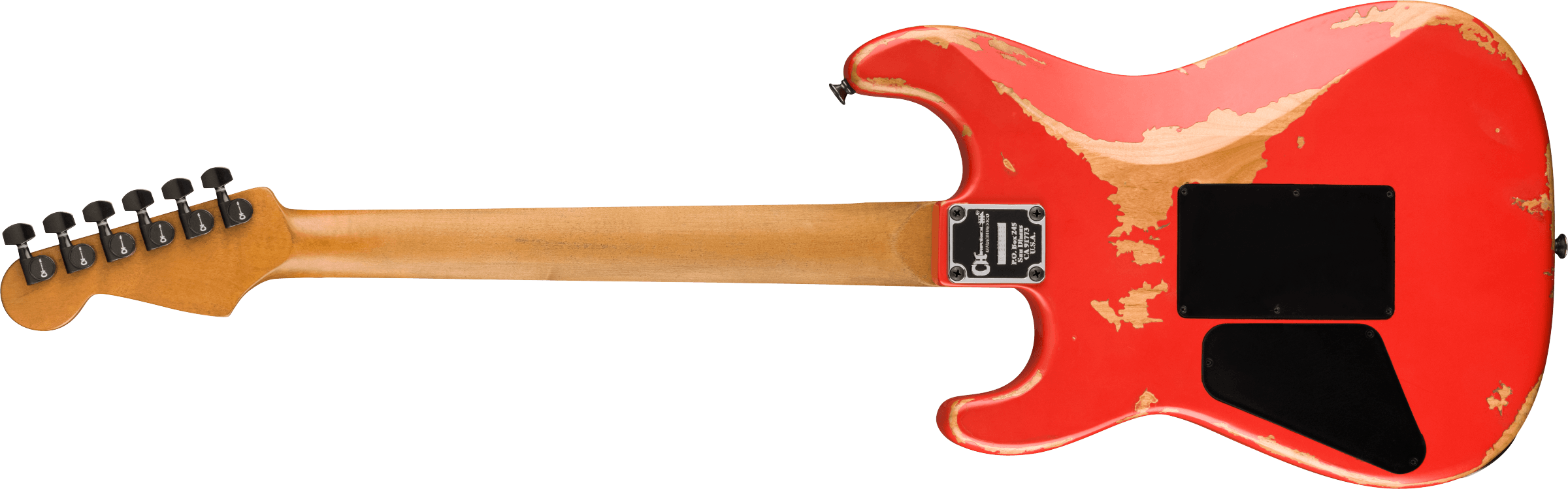 Charvel San Dimas Pro-mod Relic Style 1 Hh Fr E Pf - Weathered Orange - Guitare Électrique Forme Str - Variation 1