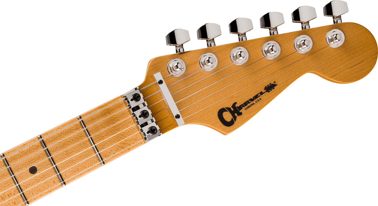 Charvel San Dimas Style 1 Sd1 Hh Fr American Neo Classic 2h Seymour Duncan Fr Mn - Ivory Blitz - Guitare Électrique Forme Str - Variation 2