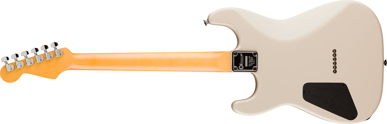 Charvel San Dimas Style 1 Sd1 Hh Ht American Neo Classic 2h Seymour Duncan Ht Mn - Ivory Blitz - Guitare Électrique Forme Str - Variation 1