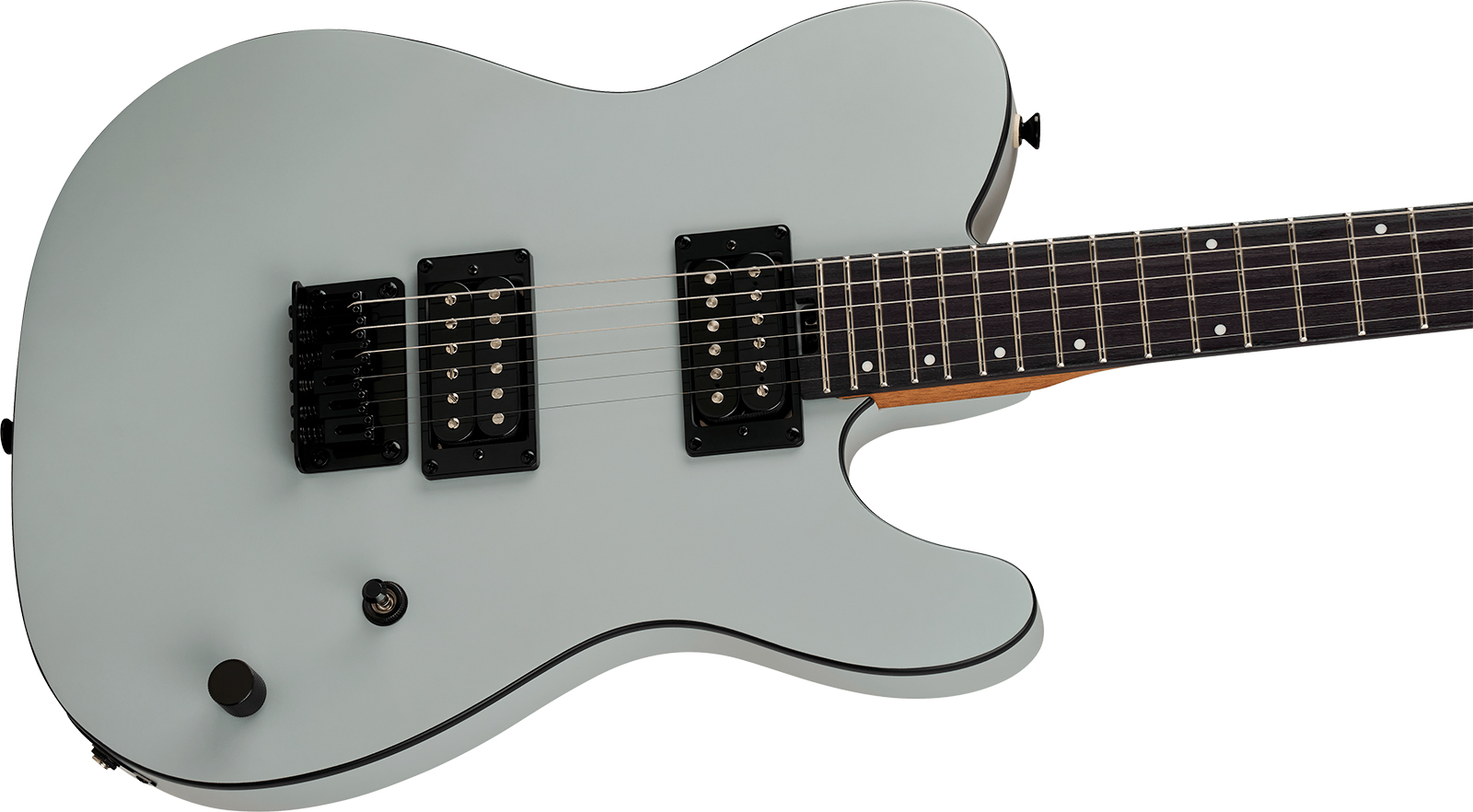 Charvel San Dimas Style 2  Sd2 Hh Ht Ind 2h Ht Ama - Satin Gray - Guitare Électrique Forme Tel - Variation 2