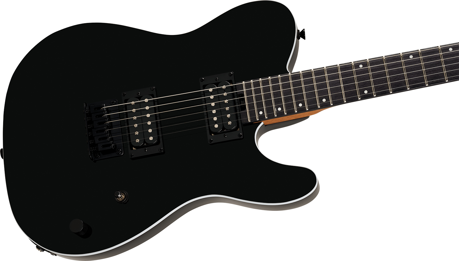 Charvel San Dimas Style 2  Sd2 Hh Ht Ind 2h Ht Ama - Gloss Black - Guitare Électrique Forme Tel - Variation 2