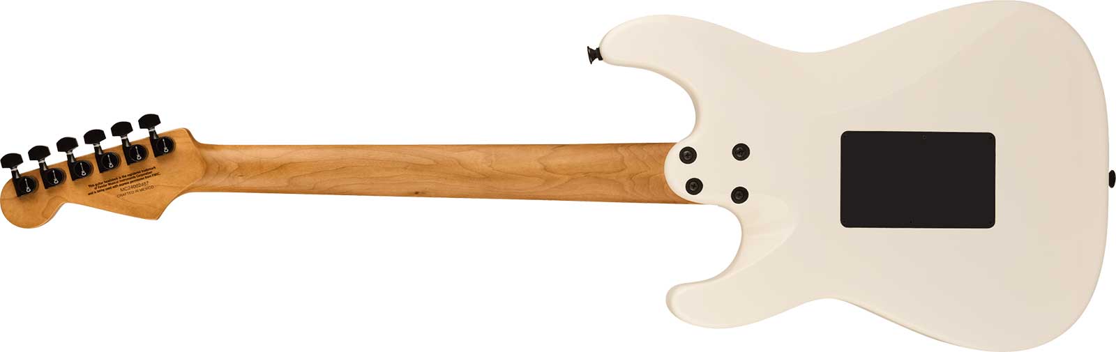 Charvel So-cal Style 1 Hh Fr Pro-mod Plus 2h Seymour Duncan Eb - Snow White - Guitare Électrique Forme Str - Variation 1