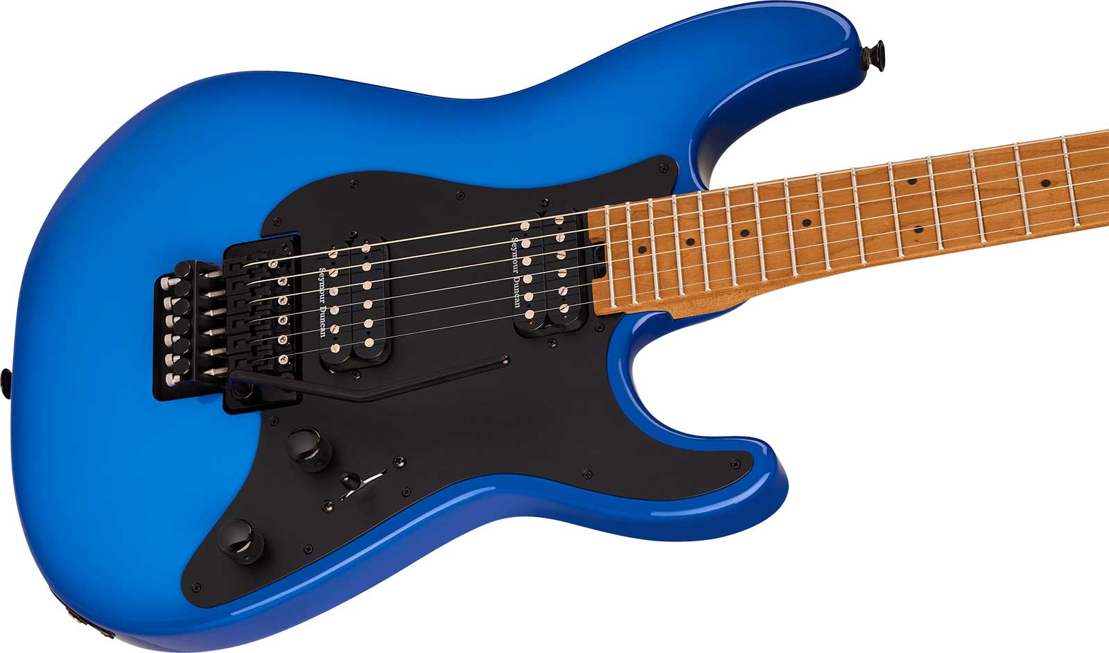 Charvel So-cal Style 1 Hh Fr Pro-mod Plus 2h Seymour Duncan Mn - Blue Burst - Guitare Électrique Forme Str - Variation 3