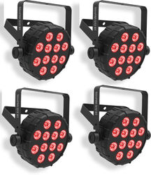 Pack eclairage Chauvet dj 4 x SlimPAR Q12 BT +