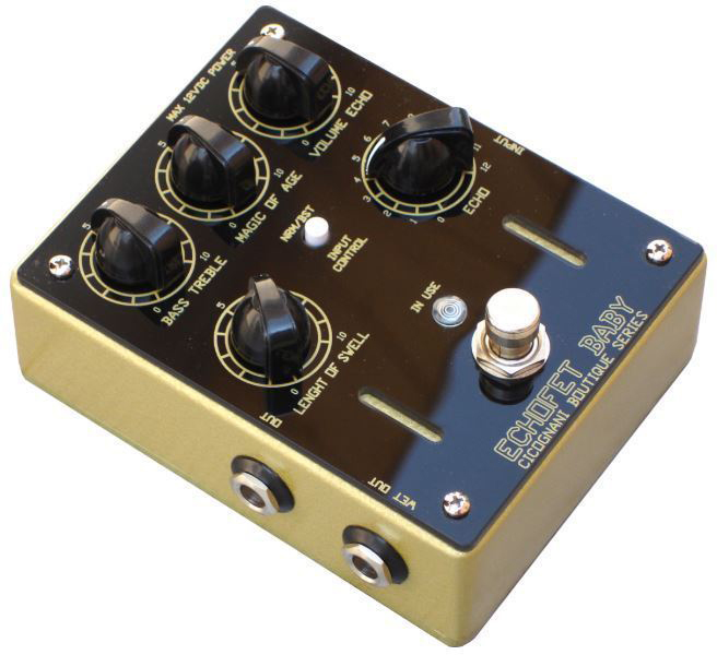 Cicognani Engineering Echofet Baby Boutique - PÉdale Reverb / Delay / Echo - Variation 2