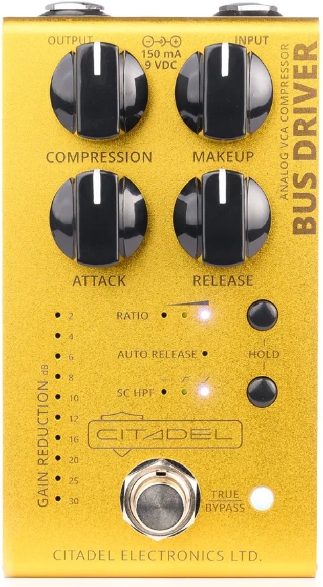 Citadel Electronics Ltd Bus Driver Analog Vca Compressor - PÉdale Compression / Sustain / Noise Gate - Main picture