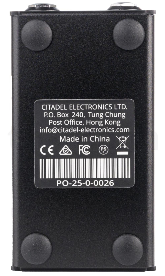 Citadel Electronics Ltd Plutonium Overdrive - PÉdale Overdrive / Distortion / Fuzz - Variation 3