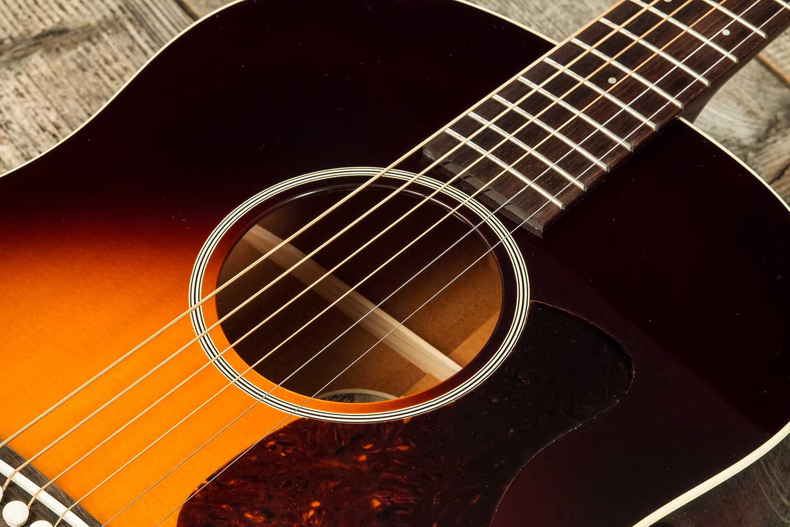 Collings Cj-45 T Traditional Dreadnought Epicea Acajou Rw #34450 - Sunburst - Guitare Folk - Variation 3