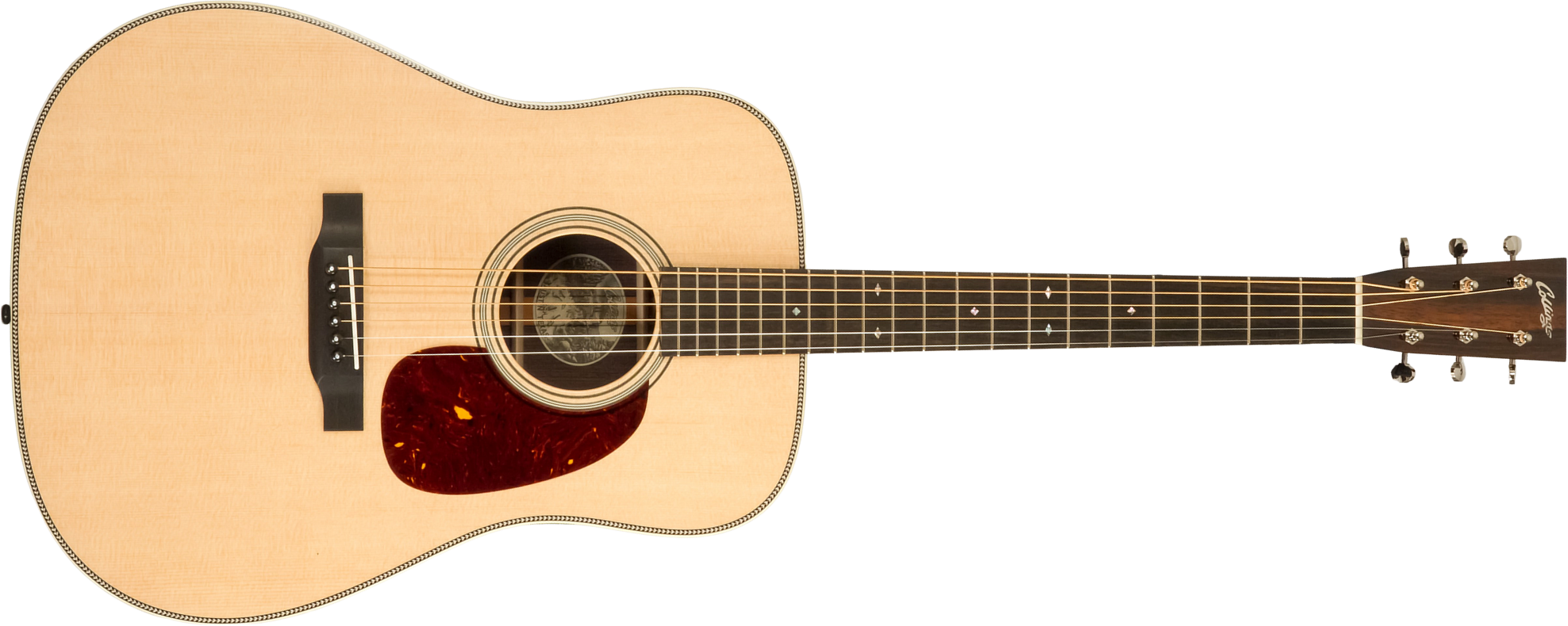 Collings D2h Standard Dreadnought Epicea Palissandre Eb #35203 - Natural High Gloss - Guitare Folk - Main picture