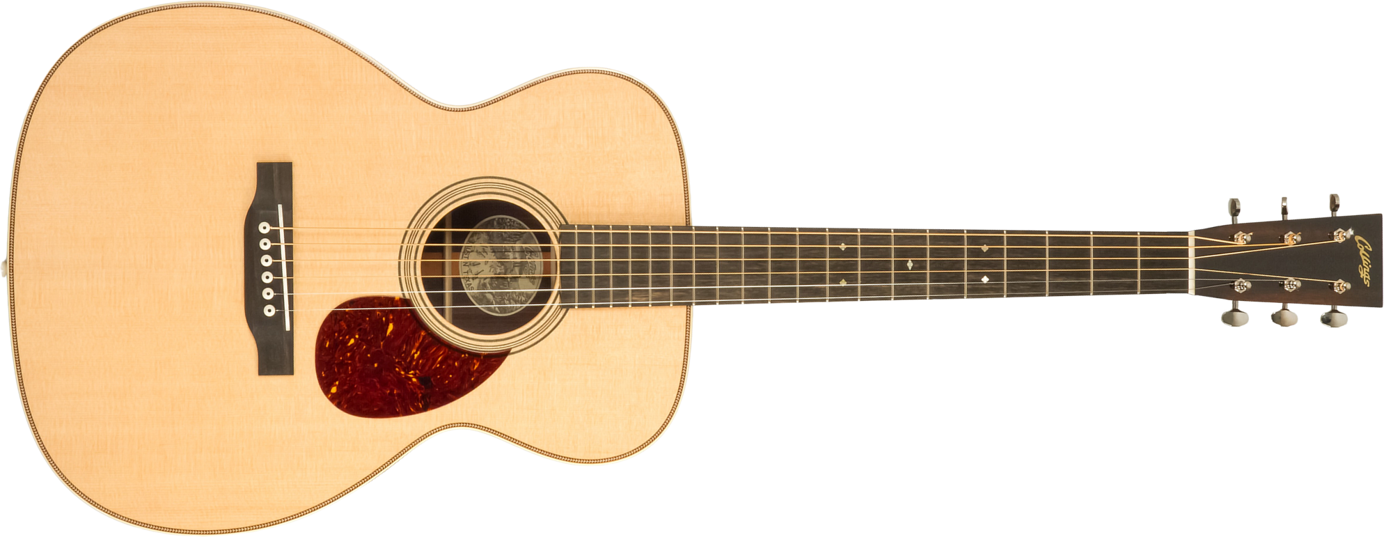 Collings Om2h T Traditional Orchestra Model Epicea Palissandre Eb #35208 - Natural High Gloss - Guitare Folk - Main picture