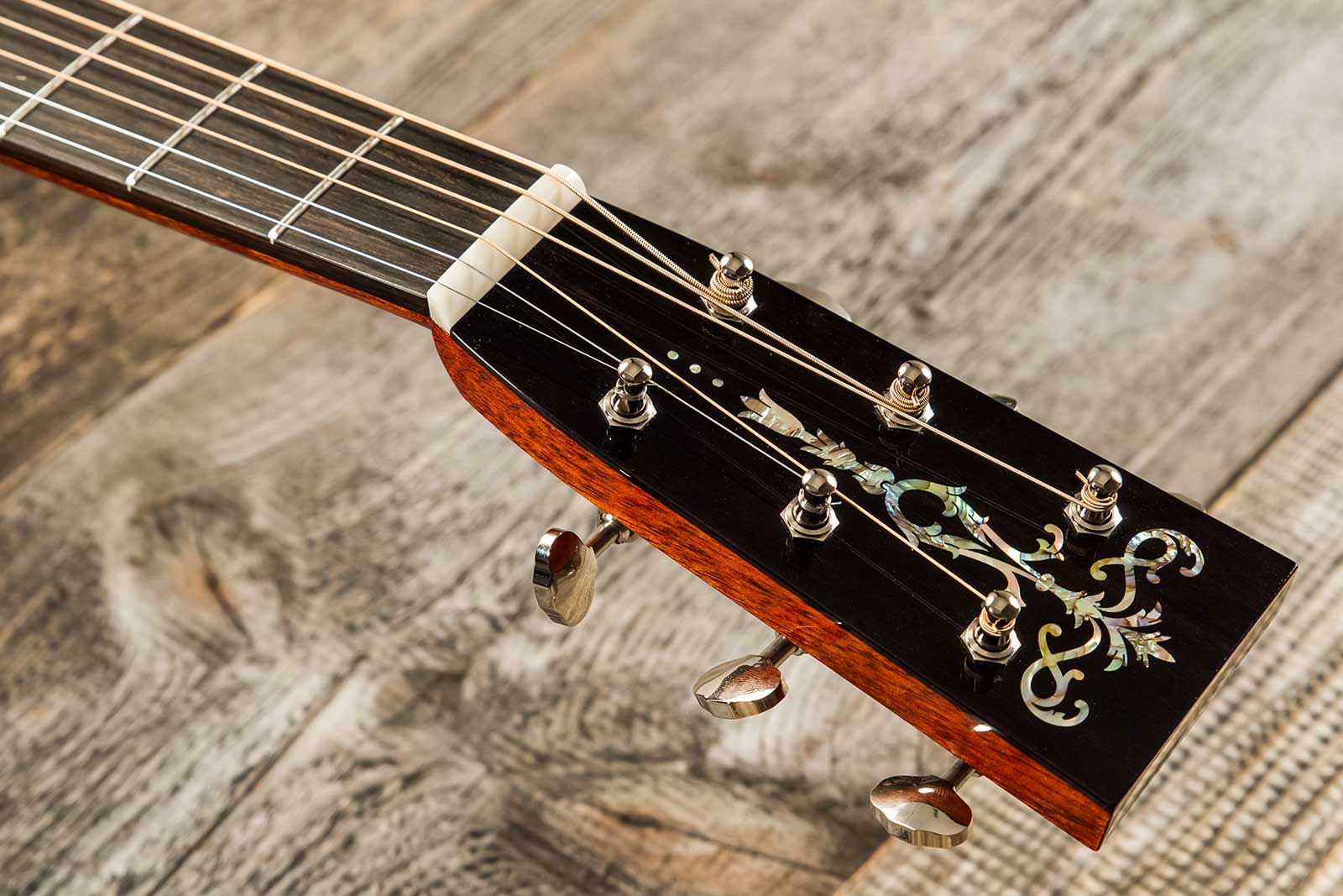 Collings Om2h Custom Orchestra Model Epicea Engelmann Cocobolo Eb #34448 - Natural - Guitare Folk - Variation 8