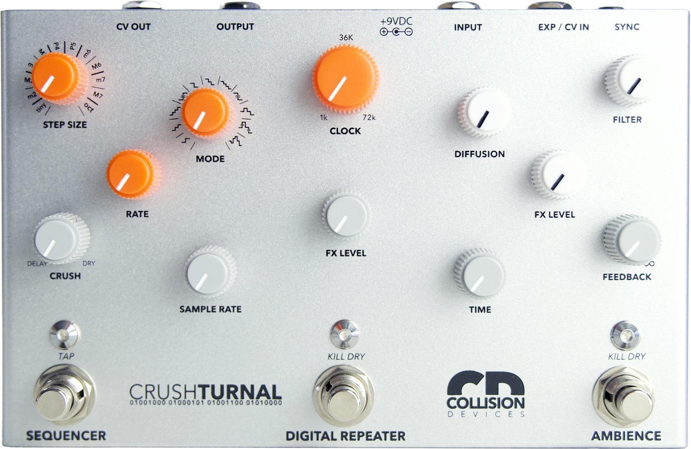 Collision Devices Crushturnal Reverb - PÉdale Reverb / Delay / Echo - Main picture