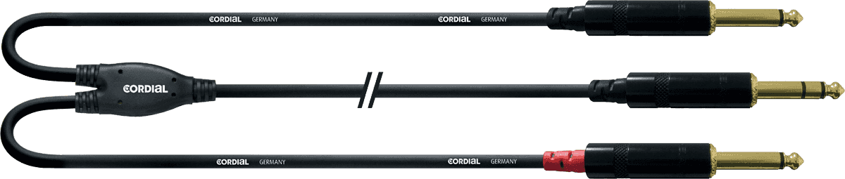 Cordial 2 Jack M 1 Jck St 1.5m - CÂble - Main picture