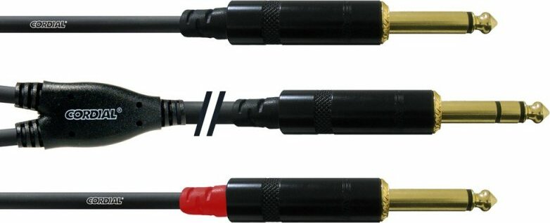Cordial Jack 3.5   2 Rca 1.5m - - CÂble - Main picture