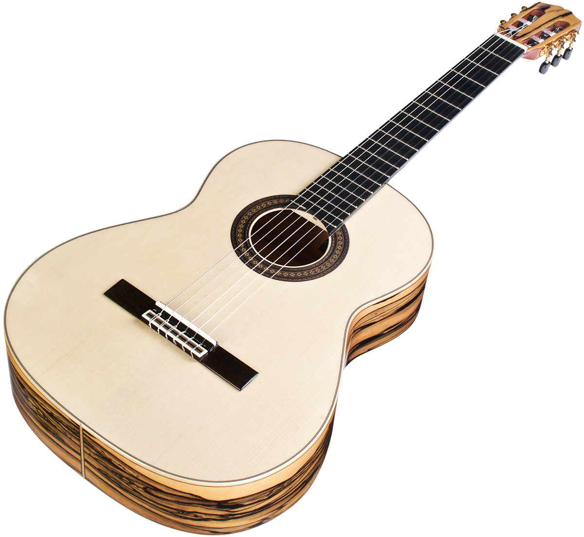 Cordoba 45 Limited 4/4  Epicea Ebene Eb +etui - Natural - Guitare Classique Format 4/4 - Variation 2