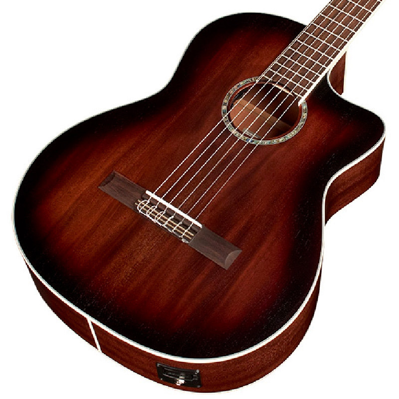 Cordoba C4-ce Iberia 4/4 Cw Epicea Acajou Pf - Charcoal Burst - Guitare Classique Format 4/4 - Variation 2