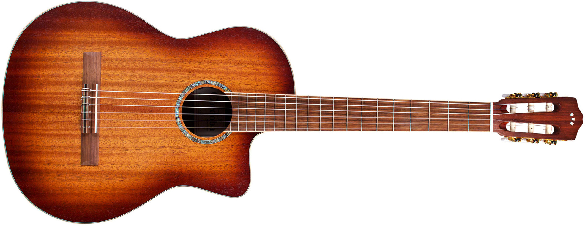 Cordoba C4-ce Iberia 4/4 Cw Epicea Acajou Pf - Edgeburst - Guitare Classique Format 4/4 - Main picture