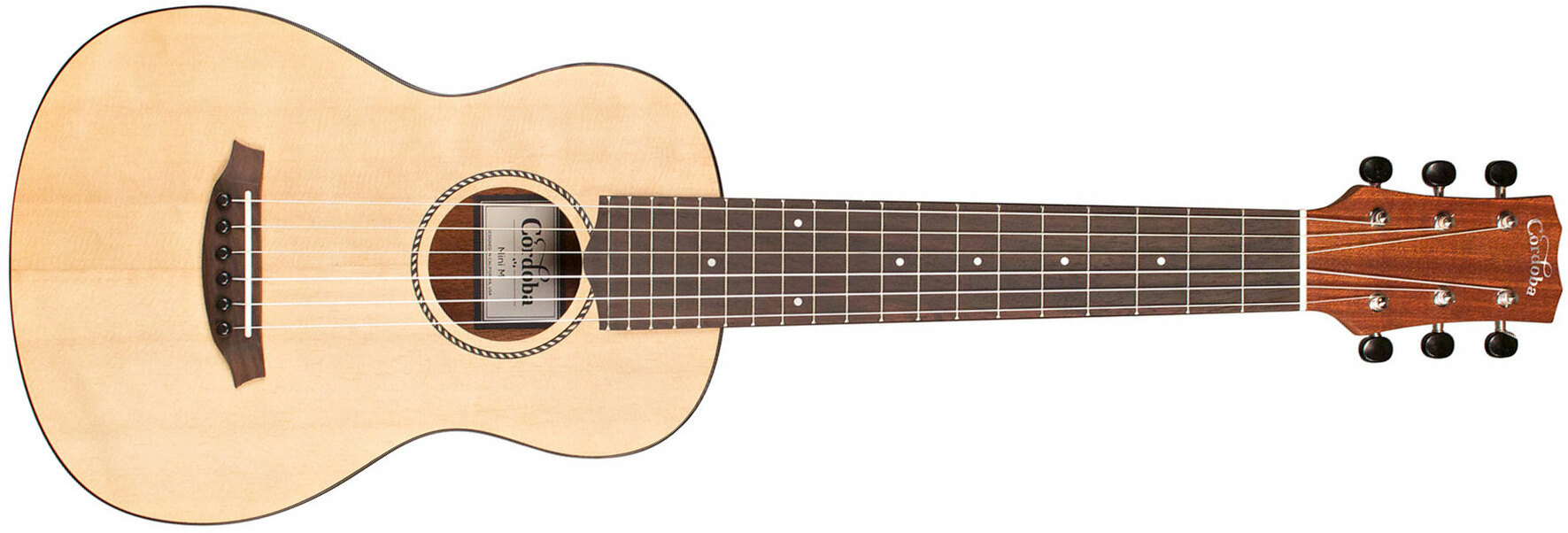 Cordoba Mini M Epicea Acajou Rw +housse - Natural - Guitare Classique Format 3/4 - Main picture