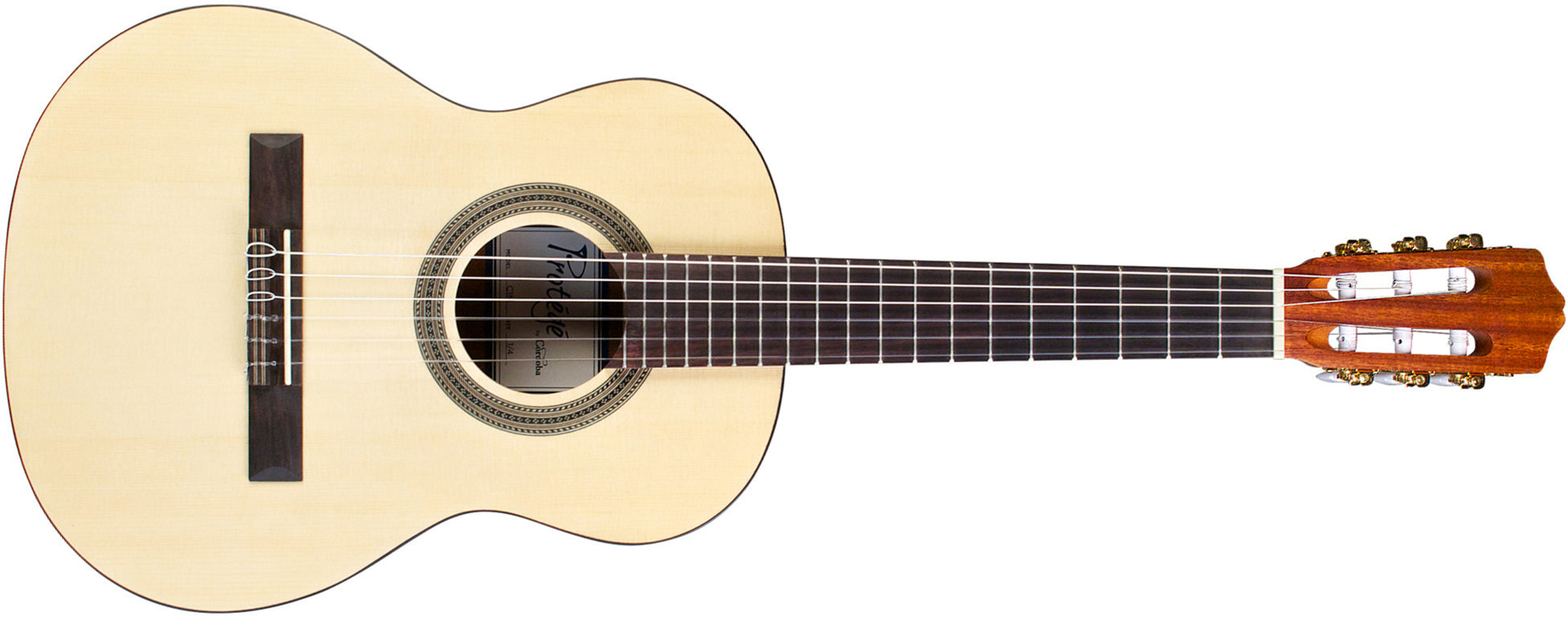 Cordoba Protege C1m 1/4 Epicea Acajou - Natural Satin - Guitare Classique Format 1/2 - Main picture