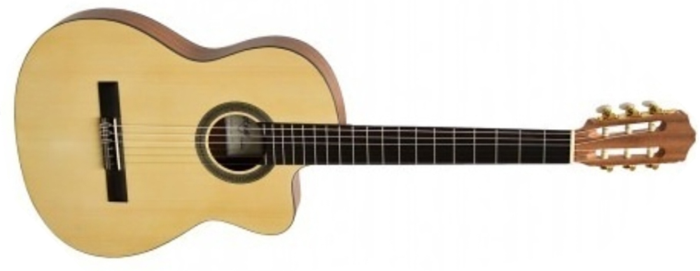 Cordoba Protege C1m-ce 4/4 Cw Epicea Acajou Pf - Natural - Guitare Classique Format 4/4 - Main picture