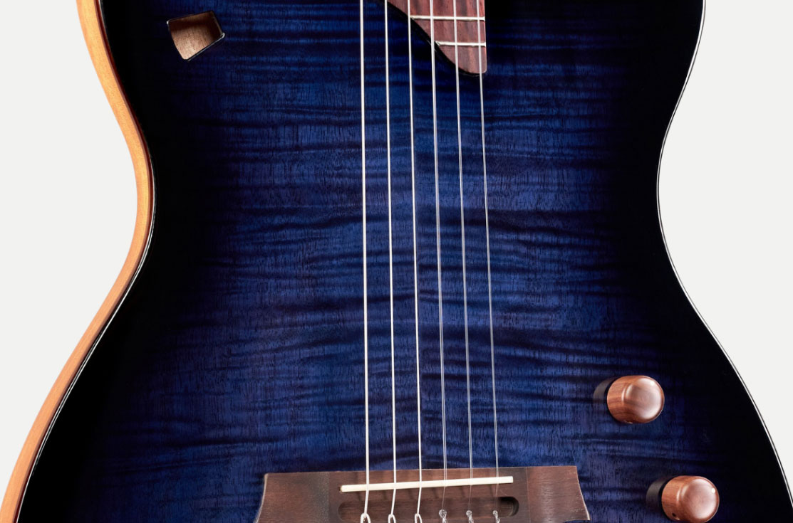 Cordoba Stage Ltd Cw Epicea Acajou Pf - Blue Burst - Guitare Classique Format 4/4 - Variation 2