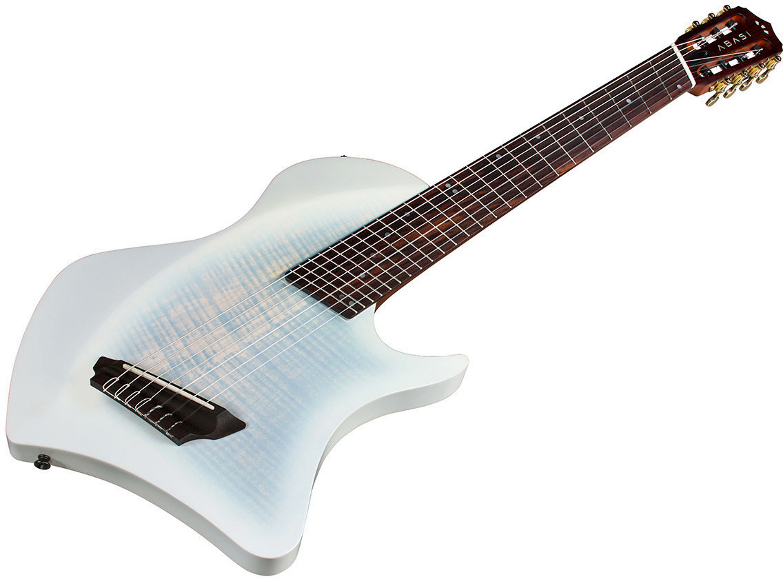 Cordoba Tosin Abasi Stage 7c Multiscale Epicea Acajou Rw - White Burst - Guitare Classique Format 4/4 - Variation 2