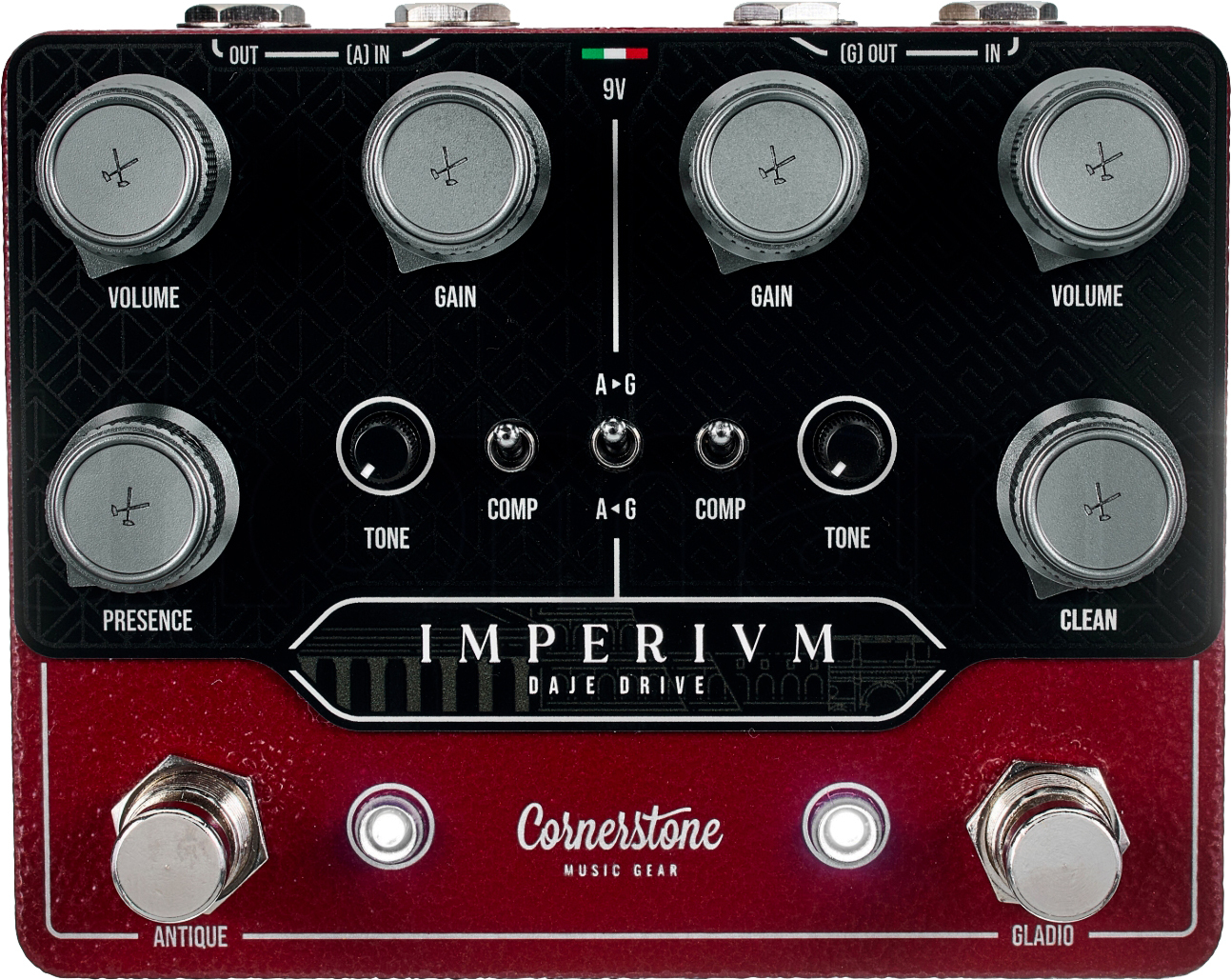Cornerstone Music Gear Imperium Dual Overdrive V2 - PÉdale Overdrive / Distortion / Fuzz - Main picture