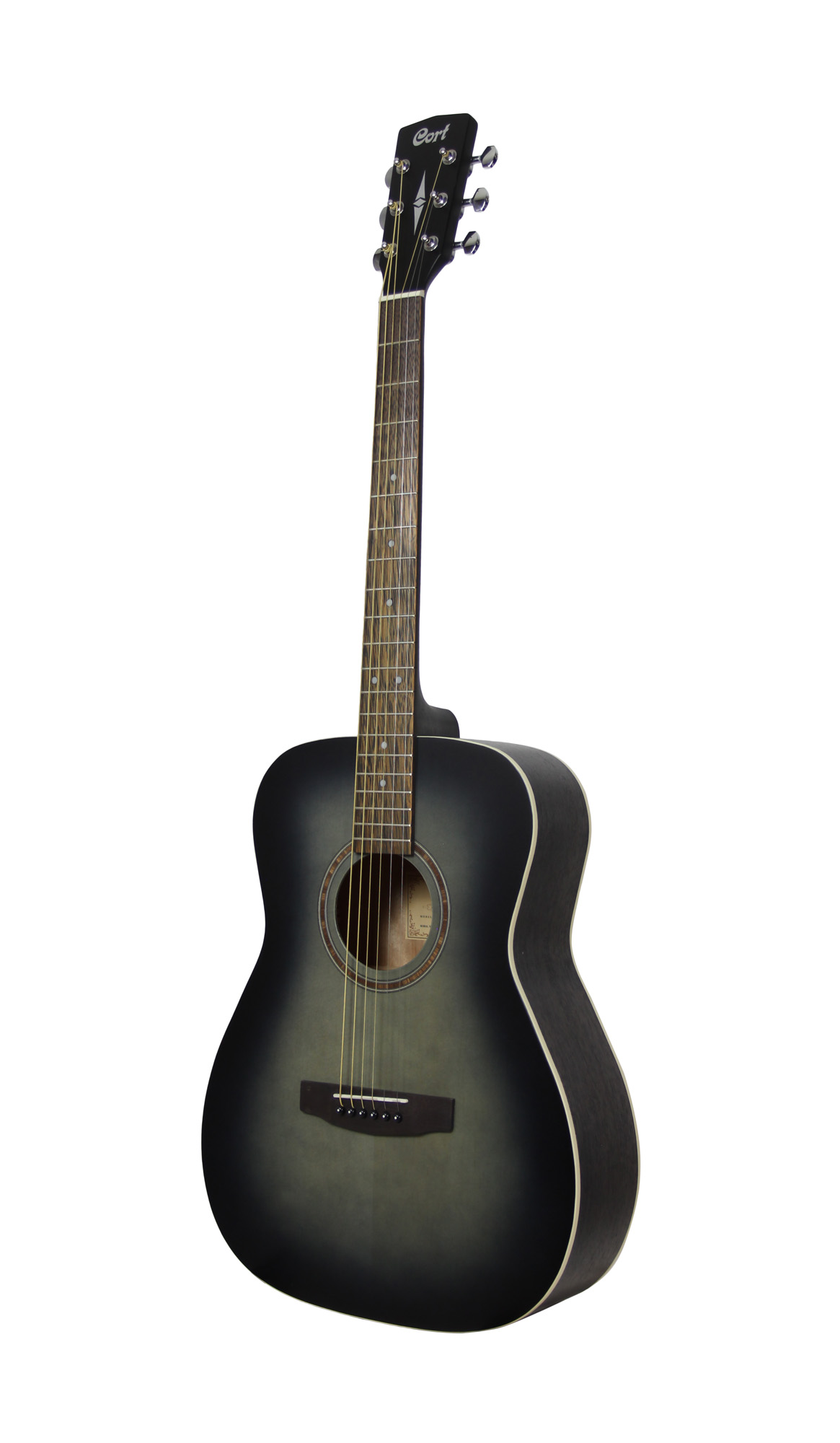 Cort 550opbk Epicea Acajou Mer - Open Pore Black - Guitare Folk - Variation 1