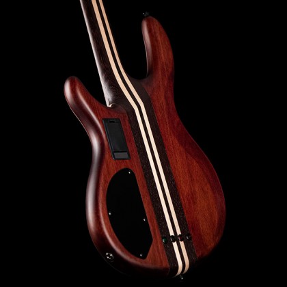 Cort A4 Ultra Ash Active Fishman Fluence Pan - Etched Natural Black - Basse Électrique Solid Body - Variation 2