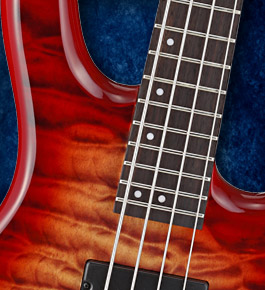 Cort Action Dlx Plus Crs Active Rw - Cherry Red Sunburst - Basse Électrique Solid Body - Variation 4